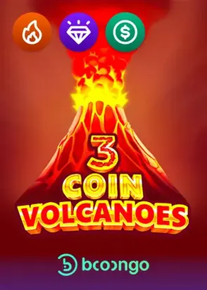 3 Coin Volcanoes pokie by 3Oaks at Tropica
